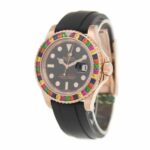 Rolex Perpetual Yacht-Master Gem-Set Bezel 116695 SATS Replica - Image 3